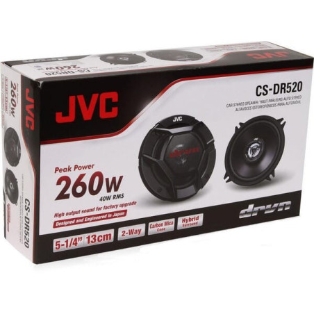 Ensemble de haut-parleurs 130mm 40 W-260 W JVC KENWOOD CSDR520