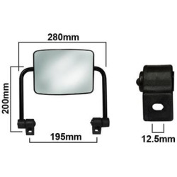 Rétroviseur avec support VAPORMATIC VLD1056