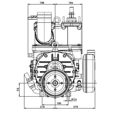 Pompe à vide BATTIONI PAGANI KPSB490DLA100