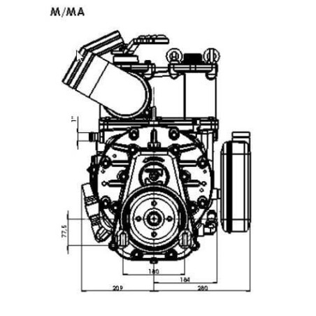 Pompe à vide BATTIONI PAGANI KPSB550DLA100