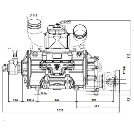Pompe à vide BATTIONI PAGANI KPSB670DLA100