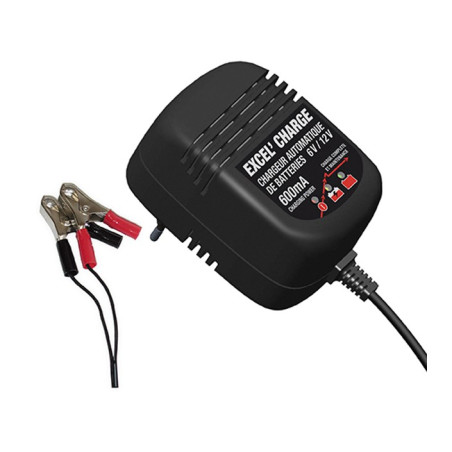 Chargeur de batterie XL600 - Excel - 6V/12V - 600 mA