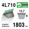 COURROIE KEVLAR 4L710 - 4L71 - AMF / NOMA 47390 - 38098 - ARIENS 72116 - Bernard Moteur  /loisirs 498631 - 47390
