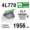COURROIE KEVLAR 4L770 - 4L77 - MTD 75404062 - HUSQVARNA 532140910 - MURRAY 37 x 34