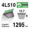 COURROIE KEVLAR 4L510 - 4L51 - MTD 7540251 - HONDA CG35061424H0 - CASTEL-GARDEN 35061424/0 - 35061423/0 - NOMA 56537 - 141407