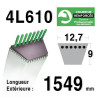 COURROIE KEVLAR 4L610 - 4L61 - TORO 27199 - SNAPPER 2-3710