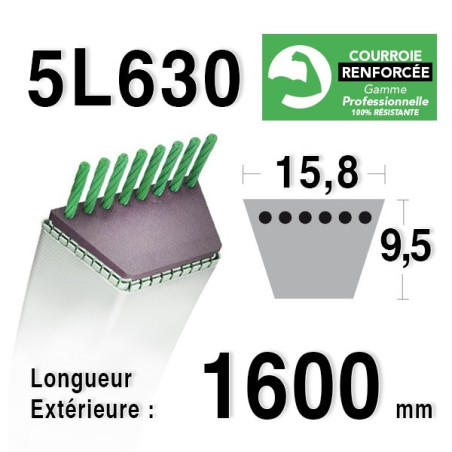 COURROIE KEVLAR 5L630 - 5L63 - MTD 7540118