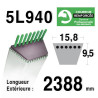 COURROIE KEVLAR 5L940 - 5L94 - MTD 75404024 - RANSOMES A432300