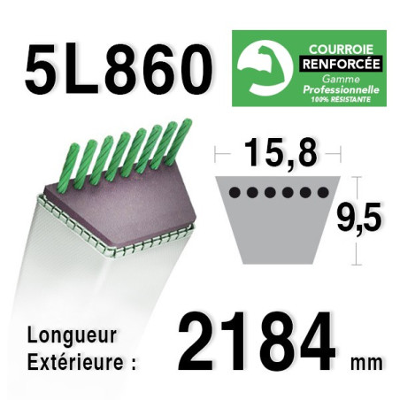 COURROIE KEVLAR 5L860 - 5L86 - National AA810