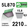 COURROIE KEVLAR 5L870 - 5L87 - RANSOMES A491014