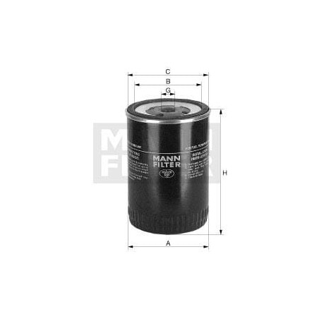 Filtre MANN-FILTER WDK1170