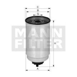 Filtre MANN-FILTER WK12002