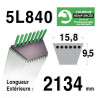 COURROIE KEVLAR 5L840 - 5L84 - SNAPPER 7-9781