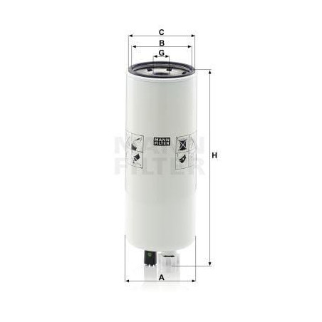Filtre MANN-FILTER WK9020X