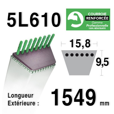 COURROIE KEVLAR 5L610 - 5L61