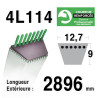 COURROIE KEVLAR 4L1140 - 4L114