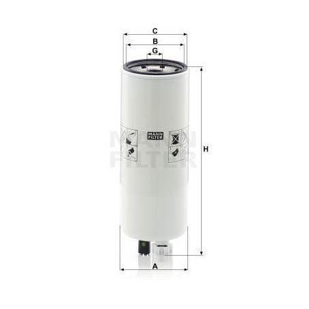 Filtre MANN-FILTER WK90201X