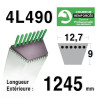 COURROIE KEVLAR 4L490 -  4L49 - MTD 7540179 - 754-0179 JOHN DEERE M94020 - M81805