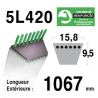 COURROIE KEVLAR 5L420 - 5L42 - MTD 75404171 - JOHN DEERE M76054