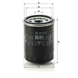 Filtre MANN-FILTER W6104