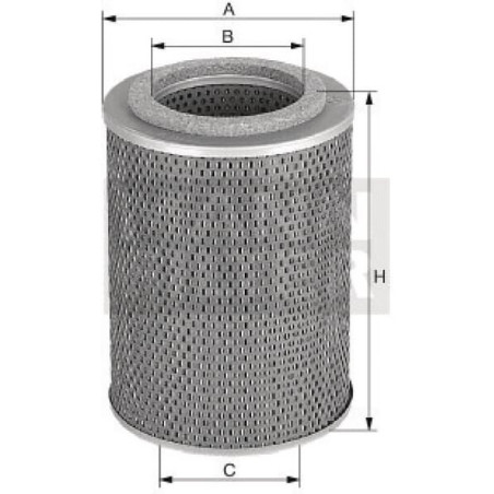 Filtre MANN-FILTER H12631X