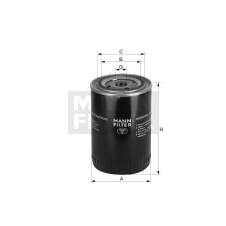 Filtre MANN-FILTER W11025