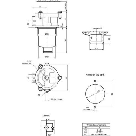 Filtre MP-FILTRI MPF0301M60