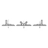 Fixation de tableau UNIVERSEL WB12105L