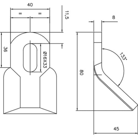 Fleau UNIVERSEL CK2480