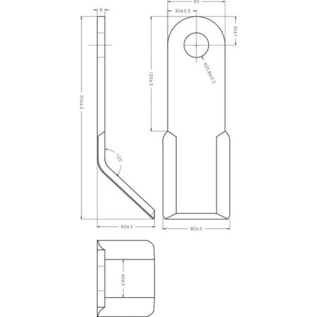 Fleau UNIVERSEL 486043