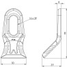 Fleau UNIVERSEL 481319
