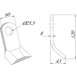Fleau UNIVERSEL CK2425