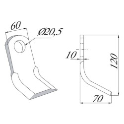 Fleau UNIVERSEL CK3620