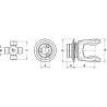 Fourche BONDIOLI/6PAVESI 5050C0951
