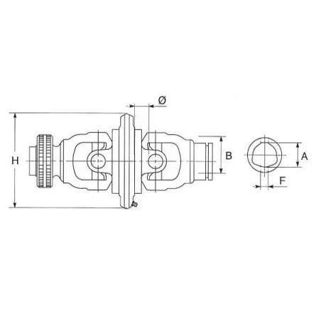 Etrier BONDIOLI/6PAVESI 7G54049T07
