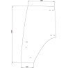 Vitre de portière UNIVERSEL 117810030020KR