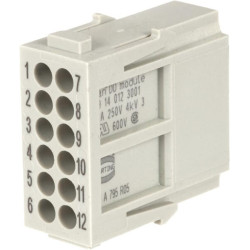 Connecteur modulaire HARTING 09140123001