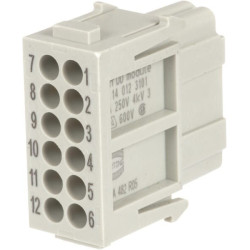 Connecteur modulaire HARTING 09140123101
