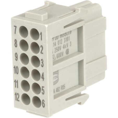 Connecteur modulaire HARTING 09140123101