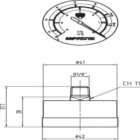 Indicateur - optique MP-FILTRI MP9VSP01