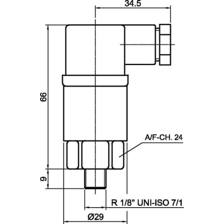 Indicateur électrique MP-FILTRI MP9FX15R2M3