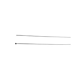 Câble souple UNIVERSEL à embout tonneau diamètre 6 mm - longueur 3000 mm