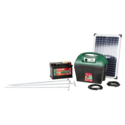 Jeu de démarrage AN 3000 numérique incluant panneau solaire 25W AKO 441113
