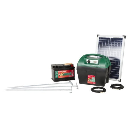 Jeu de démarrage AN 3000 numérique incluant panneau solaire 25W AKO 441113