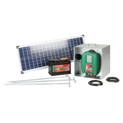 Jeu de démarrage AN 3100 incluant panneau solaire 25W AKO 441115