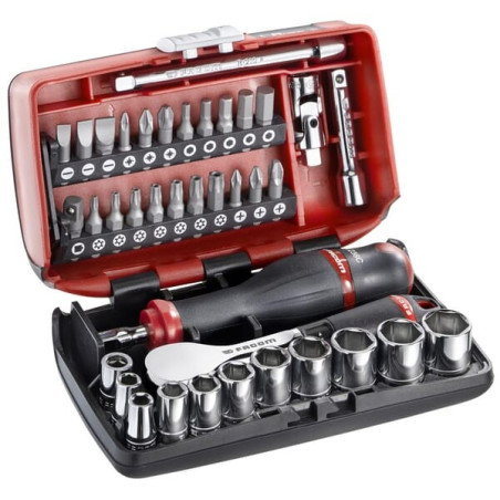 Jeu de douilles 1/4" FACOM R181NANOPB