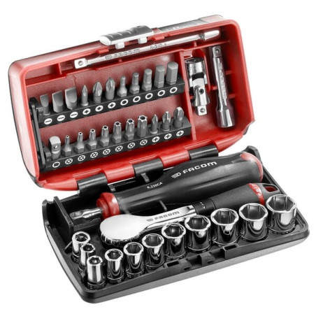 Jeu de douilles 1/4" FACOM R181NANOPB