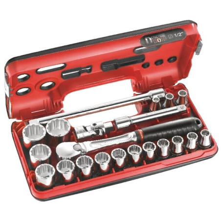 Jeu de douilles 12 pans 1/2" FACOM SLDBOX112PB