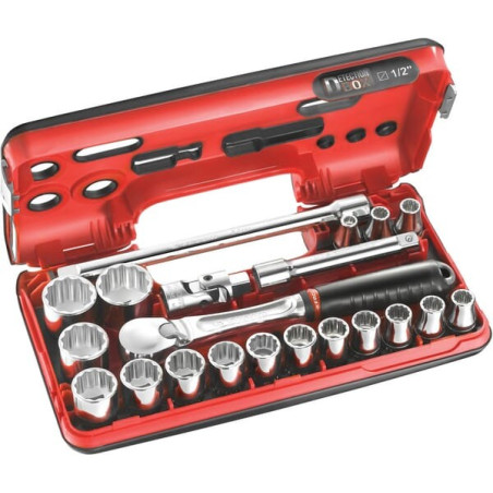 Jeu de douilles 12 pans 1/2" FACOM SLDBOX112PB