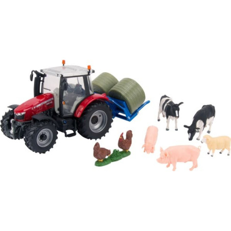 Animaux de la ferme et tracteur miniature UNIVERSEL B43205
